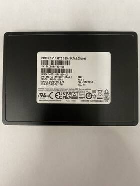 Mz7l31t9hblt-00a07 Samsung Pm893 1.92tb Sata 6gb/s 2.5ftft Enterprise Ssd Mz-7l31t9a
