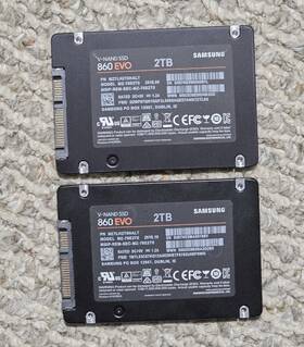 Mz7lh2t0halt Samsung Lot Of 2 860 Evo 2tb Internal Ssd V-nand Sata