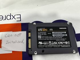 Mz7lh4t0hmlt Samsung 870 Evo 4tb Ssd - Cannot Initialized Pp1