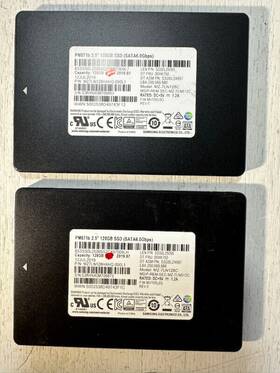 Mz7ln128ahq-000l1 Samsung Lot Of 2 128gb 2.5 Inch Ssd Sata 6.0bbps
