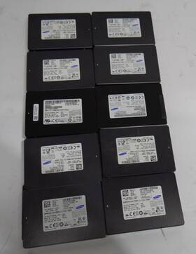 Mz7ln128hahq-000l2 Samsung Lot Of 10 - 128gb Sata 2.5 Inch Solid State Drives Ssds
