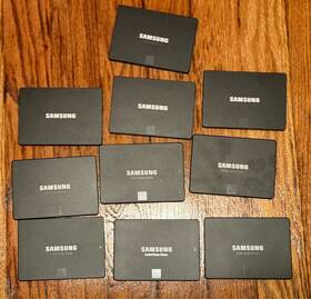 Mz7ln250hajq Samsung 850 Evo 250gb 2.5 Inch Ssds - Internal Solid State Drives Lot Of 10