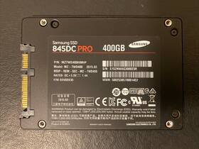 Mz7wd400hmhp Samsung 845dc Pro 400gb Sata 2.5 Inch Solid State Drive-wiped