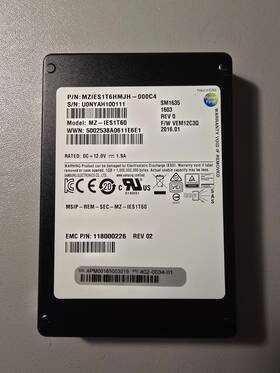 Mzies1t6hmjh-000c4 Samsung Emc 1.6tb Sas 12gbps 2.5in Sm1635 Ssd - Tested Healthy