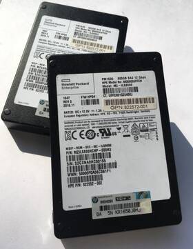 Mzils800hchp Samsung Lot Of 2 Hp 800gb 2.5 Inch Sas Ssd Mo0800jffch 99% 512 Format