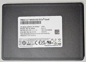Mzql2960hcjr-00w07 Samsung Pm9a3 960gb 2.5 Inch Nvme Pcie Gen 4 Mz-ql29600