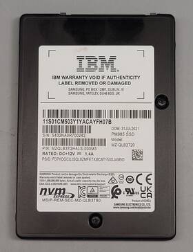 Mzqlb3t2hals-000m3 Samsung Ibm 3.2tb Mz-qlb3t20 Pm985 Ssd 2.5 Inch 7mm Nvme Gen 3 U2