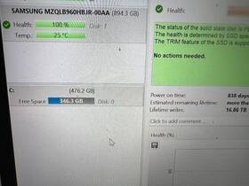 Mz-qlb960hbjr-00aa Samsung Mzqlb960hbjr Ssd Pcie Gen3 Solid State Drive 100% Health