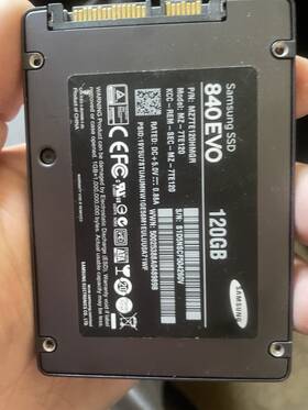 Mzte120hmgr Samsung 840 Evo 120gb Sata Internal Solid State Drive