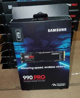 Mzv9p4t0bam Samsung 990 Pro 4tb Nvme Ssd Internal M.2 22890 Solid State Data
