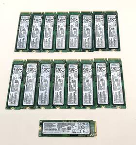 Mzvlw256hehp-0007l Samsung Lot Of 17 - 256gb M.2 Nvme Ssd Drive Mz-vlw2560