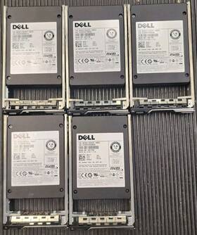 Mzwei1t6hagp Samsung Lot Of 5 - / 4wnjn 1.6tb 2.5 Inch Sff Pcie Nvme Ssd Dell Oem