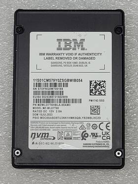 Mzwlo7t6hbla-00am3 Samsung Ibm Cut To 6.4tb Mz-wlo7t60 Pm1743 Ssd 2.5 Pci-e 5.0 U2/u3