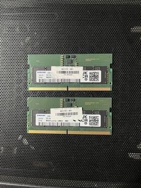 Pc54800bsc01010xt Samsung 16gb 2x8gb 1rx16 Ddr5 5600mhz Pc5-44800 Cl46 Sodimm Laptop Ram