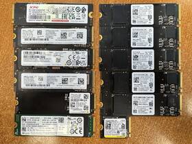 Sddqnqd-1t00-1001 Samsung Lot Of 12 Nvme M.2 2280/2230 Ssds 8 1tb 2 512gb 256gb Wiped