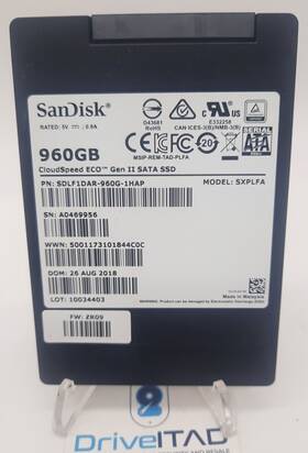 Sdlf1dar-960g-1hap Sandisk 043126665685 Hp Cloudspeed Sxplfa 960gb 2.5 Inch Sata Ssd Enterprise