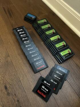 480-256gb Sandisk Ssd Lot 50 Pieces