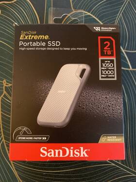 Sdssde51-2t00-aw25 Sandisk 619659213183 Extreme Portable Ssd 2tb