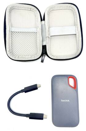 Sa1b Sandisk Extreme Portable 1tb Ssd Very Good With Case Terrabyte
