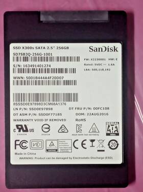 Sasd7sb3q-256g-1001 Sandisk Sd7sb3q-256g-1001 X300s 256gb Sata 2.5 Inch Internal Solid State Drive