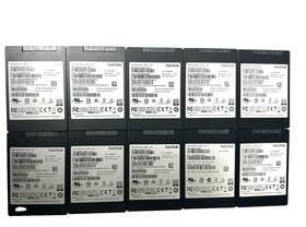 Sd7ub3q-256gb-1001 Sandisk Lot Of 10 256gb Ssd X300s Sata 6gbps Sd7ub3q-256g-1017 Good Condition