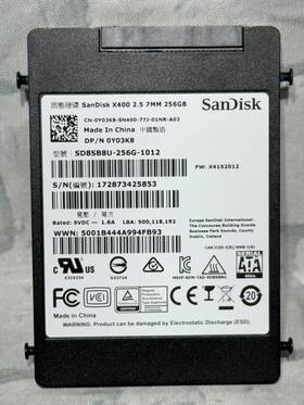 Sd8sb8u-256-1012 Sandisk X400 256gb Sata 6gbps 2.5 Inch Internal Solid State Drive Ssd 7mm