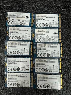 Sd8smat-128g-1122 Sandisk Lot 10 Z400s 128gb M.2 2242 6g Mlc Sata Iii Ssd 3.3v