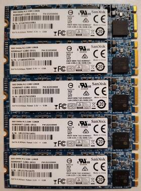 Sd8snat-128g-1011 Sandisk Lot Of 5 - 128gb Ssd Z400s M.2 2280 Pn 00gu313 Fru 00gu312