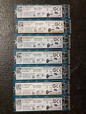 Sd9n8w-128g Sandisk Lot Of 7 X600 128gb M.2 2280 Sata Ssd 100% Health