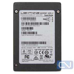 Sdltockm-400g-5cc4 Sandisk Lightning Ascend Gen Ii 400gb Sas Sxkltk 10 Dwpd 12gb/s 15mm 2.5 Inch