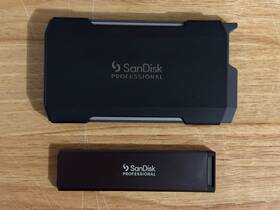 Sdpm1ns-004t-0p Sandisk Professional Pro-blade Transport With 4tb Nvme Portable External Ssd Mag