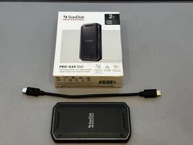 Sdps31h-002t-gbcnd Sandisk Pro-g40 2tb Nvme Usb-c Portable External Ssd - Cib