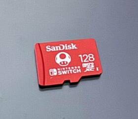 Sdsqxao-128g-gnczn Sandisk Sdsqxao128ggnczn 128gb Microsdxc Memory Card For Nintendo Switch Look