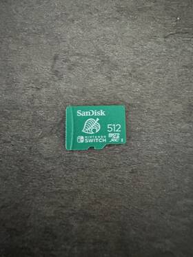 Sdsqxao-512g-anczn Sandisk Sdsqxao512ganczn 512gb Microsdxc Memory Card For Nintendo Switch -