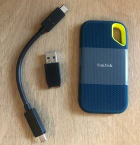 Sdssde61-2t00-g25m Sandisk 2tb Extreme Portable Ssd Up To 1050mb/s Usb-c Usb 3.2