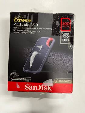 Sdssde61-500g-g25 Sandisk Extreme V2 500gb Usb-c Portable External Ssd