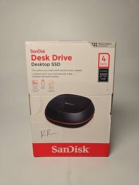 Sdssdt40-4t00-na25 Sandisk Desk Drive 4tb Usb 3.2 Gen 2 External Desktop Ssd #sdssdt40-4t00-na25