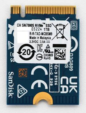 Sn7000s Sandisk For Parts 1tb M.2 Nvme Pcie 2230 Ch Ssd