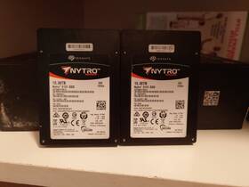 15.36tb Seagate 2lz206- Nytro 3131 Sas 12gb/s 2.5 Inch Ent Ssd Lot Of 2