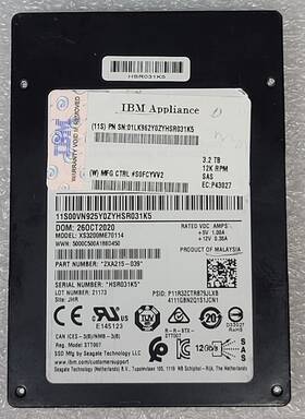 Xs3200me70114 Seagate 2xa215-039 3.2tb 3732 Ibm Pn 01lk962 Server Ssd 2.5 Sas-3 512/4096