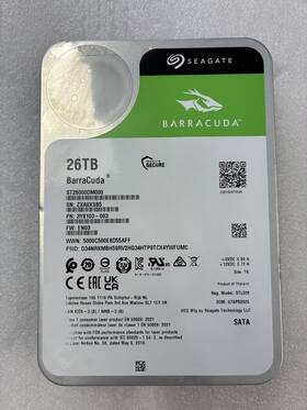 St26000dm000 Seagate 3y8103-003 Barracuda 26tb 3.5 Inch Sata Desktop Internal Hard Drive Hdd