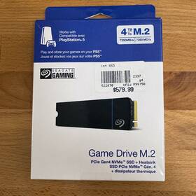 Seagate 763649176740 Game Drive 4tb Pcie 4.0 M.2 Ssd With Heatsink Ps5 Compatible Warranty