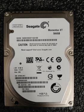 St9500562as Seagate 9uz154-285 500gb 7.2k Rpm 16mb Cache 3 Gb/s Sata 2.5 Inch Hdd