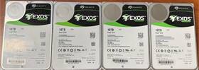 St10000nm0086 Seagate Lot Of 4 Exos X10 10tb
