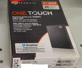 Stkg2000400 Seagate C0 One Touch 2tb External Usb-c Portable Solid State Drive Ssd Rescue
