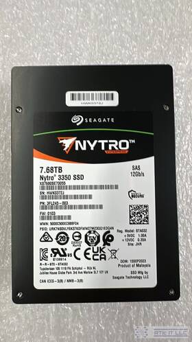 Xs7680se70055 Seagate New Pull Nytro 3350 7.68tb Sas 12gb/s 2.5 Inch Ssd