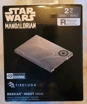 Za2000gm10011 Seagate Gaming Starwars Mandelorian Firecude 2tb Ssd Beskar Ingot Drive