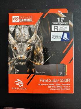Zp1000gm30073 Seagate Zp1000gm30023 Firecuda 530 1tb Pcle Gen4 Nvme Ssd With Heatsink - Ps5