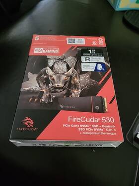 Zp1000gm3a013 Seagate Firecuda 530 1tb M.2 Nvme Internal Ssd