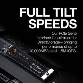 Zp2000gm30004 Seagate Firecuda 540 2tb M.2 2280 Nvme Pcie Gen5 X4 3d Tlc 10 000mb/s Ssd Drive